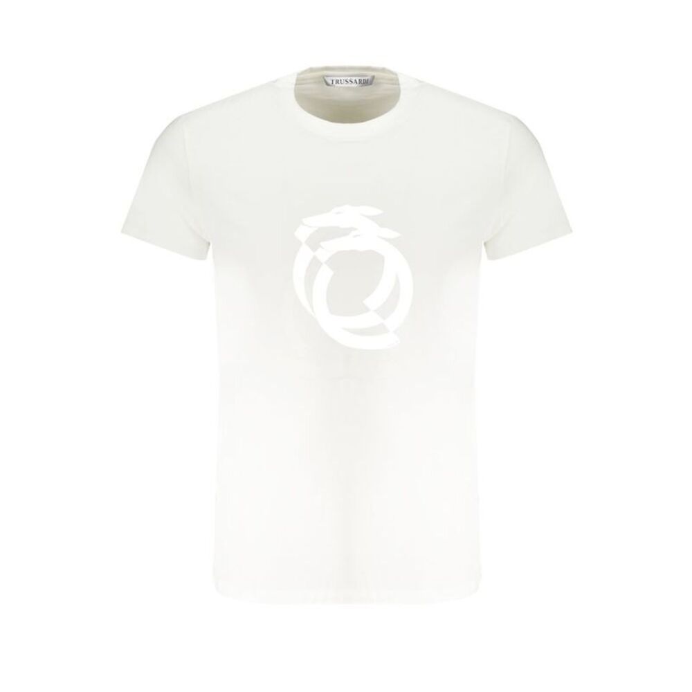 Trussardi White Cotton Men's Men's T-Shirt